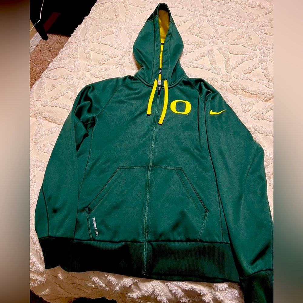 Nike Oregon Ducks zip up hoodie jacket